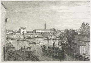 ビュー：ドーロの港、1735-1746。 作： Giovanni Antonio Canal