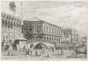 ビュー: 刑務所, ベニス 作： Antonio Canaletto