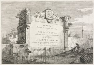 ビュー：タイトルページ、1735-1746。 作： Giovanni Antonio Canal