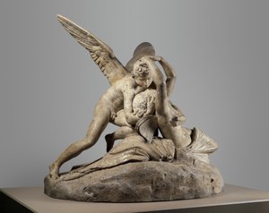 キューピッドとプシュケ、1794年（石膏） 作： Antonio Canova