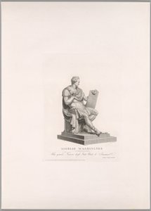 ジョージ・ワシントン、正面、カノーヴァ作品より 作： Antonio Canova