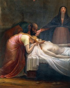 アントニオ・カノーヴァ作「死んだキリストへの嘆き」細部 作： Antonio Canova