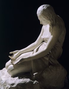 アントニオ・カノーヴァ（1757-1822）の「懺悔するマグダラ人」。 作： Antonio Canova