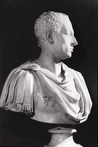 フランシス1世の胸像（1708〜65年）、神聖ローマ皇帝（大理石）