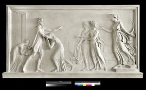 テレマコスの帰還、1787-90（石膏） 作： Antonio Canova