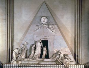 オーストリアのマリアテレジア皇后のお気に入りの娘、大聖堂のマリアクリスティーンの墓、1798〜1805年（大理石）