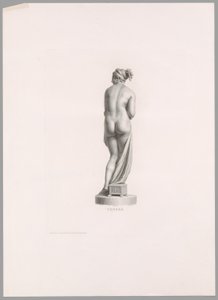金星、背面図、Canova の作品より