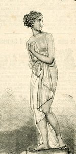 アントニオ・カノーヴァ（1757-1822）作「イタリアのヴィーナス」、イタリア・トスカーナ州フィレンツェ、パラティーナのガレリア