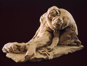 アントニオ・カノーヴァ（1757-1822）の「ヴィーナスとアドニス」は、粘土で作られたモデルです。 作： Antonio Canova