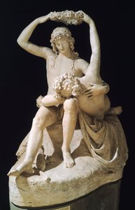 アントニオ・カノーヴァ（1757-1822）作「愛を戴くヴィーナス」石膏模型