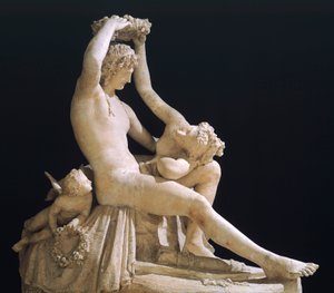 アントニオ・カノーヴァ（1757-1822）作「愛を戴くヴィーナス」石膏模型
