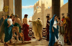 Ecce Homo、Antonio Ciseri による絵画の後 - 聖書 作： Antonio Ciseri