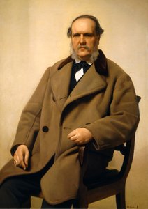 アントニオ・トマシーの肖像（アントニオ・チセリ（1821-1891）作）、油彩・キャンバス 作： Antonio Ciseri