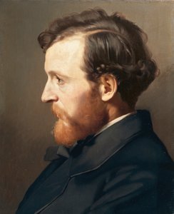 アントニオ・チセリ（1821-1891）によるヴィンチェンツォ・チセリの肖像 作： Antonio Ciseri