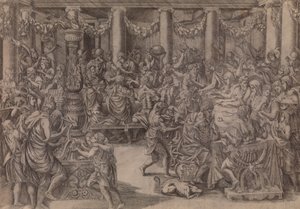 スキピオの饗宴、1543年。 作： Antonio Fantuzzi