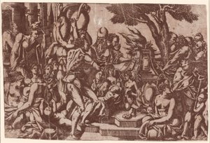 プリアポスへの生贄 作： Antonio Fantuzzi after Rosso Fiorentino