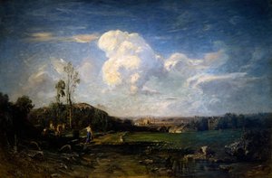 雲の様子 作： Antonio Fontanesi