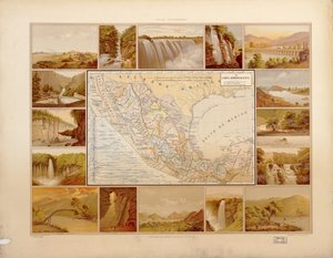 メキシコ合衆国の絵画的で歴史的な地図帳。所在地 2008621671-10 作： アントニオガルシアキューバス
