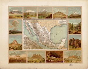 メキシコ合衆国の絵画的で歴史的な地図帳。所在地 2008621671-9 作： アントニオガルシアキューバス