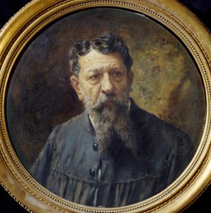 アントニオ・ロンザ（1846-1918）による画家スコパリーニの肖像 作： Antonio Lonza