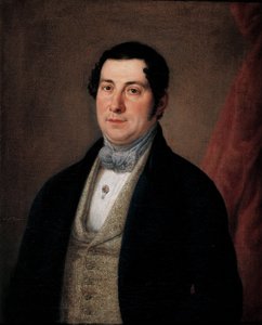紳士の肖像 作： Antonio María Esquivel