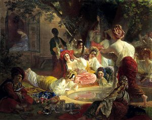 バーセサライの噴水、1849年。 作： Antonio Molinari