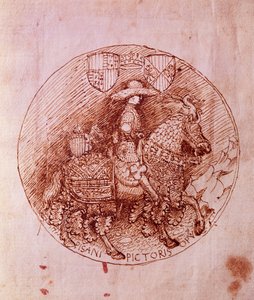 アントニオ・ピサネッロ（1395-1455）によるアラゴン家のアルフォンソのメダルのデザイン 作： Antonio Pisanello