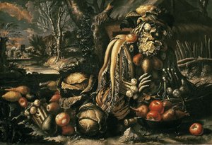 四季：冬、1685年から1695年の間。 作： Antonio Rasio