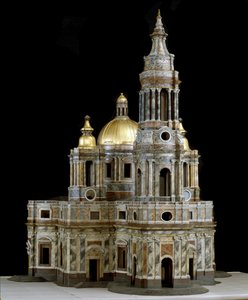 サンクトペテルブルクのダルマチアの聖イサク大聖堂のモデル 作： Antonio Rinaldi