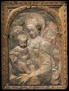 マドンナと子供、c。 1470。 作： Antonio Rossellino