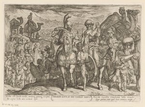 アブラハムはロトとその家族を自分の国に連れてくる Abraham Loth, et familia reducit (オブジェクトのタイトル) 旧約聖書の戦闘シーン（シリーズタイトル）