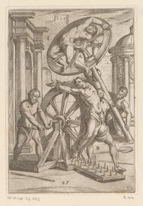 尖った先と車輪で拷問 キリシタン殉教者の拷問（シリーズタイトル） Varia tormentorum et supplicioru Crudulium (...) (シリーズタイトル)