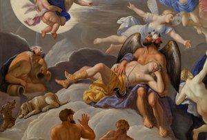 王の偉大な寝室 作： Antonio Verrio
