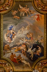 王の偉大な寝室 作： Antonio Verrio