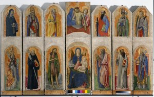 プラハのポリプティック、1448年頃 作： Antonio Vivarini