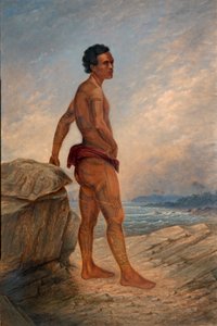 メラネシアン マン 1890年から1899年。 作： アントニオ・ゼノ・シンドラー