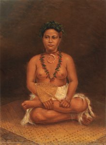 サモアの女性、カリフォルニア州。 1890年から1899年。