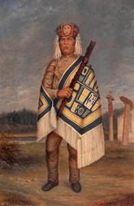 トリンキット インディアン、カリフォルニア州。 1893年。 作： アントニオ・ゼノ・シンドラー