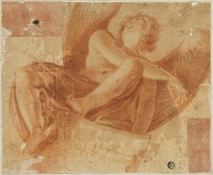 短縮された天使 作： Antonio da Correggio