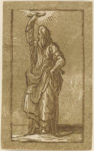 セントサイモン 作： Antonio da Trento after Parmigianino