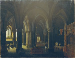 ゴシック様式の地下室 作： Antonio de Pian