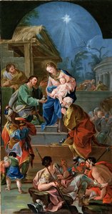 18世紀半ばの賢者の崇拝（200955を参照） 作： Antonio the Elder Gonzalez Velazquez