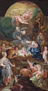 18世紀半ばの羊飼いの礼拝（200956参照） 作： Antonio the Elder Gonzalez Velazquez