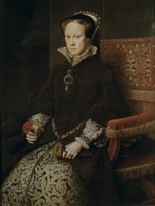 イギリスのメアリー1世の肖像画、1554年