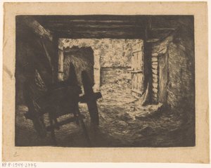 カート付き農場の小屋 作： Antoon Derkinderen