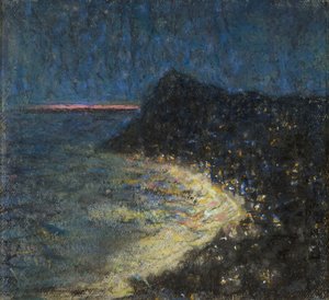 カプリ島の夜のモチーフ