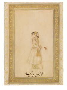 皇帝アウラングゼーブ、インドの肖像画 作： Anup Chattar