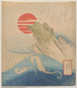新年を迎える前のタツノオトシゴ 作： Aoigaoka Keisei