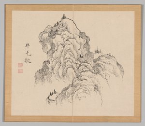 池野大河、第1巻、16世紀後の景観研究のダブルアルバム、18世紀。 作： Aoki Shukuya
