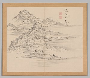 池野大河、第1巻、35世紀、18世紀後の風景研究のダブルアルバム。 作： Aoki Shukuya